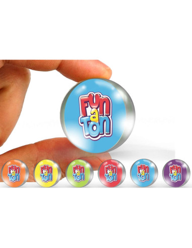 Yo-Yo Brillante en la Oscuridad JA-RU Paquete de 8 Unidades