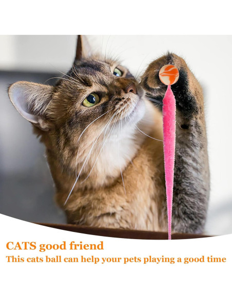 Pelotas Saltarinas Mixtas SHENGSEN para Gatos - 5 Piezas