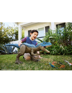 Figura de Acción Dinosaurio Allosaurus Super Colosal Mattel 100cm 2