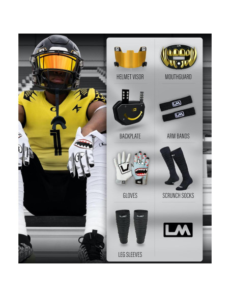 Protector Bucal Loudmouth 3D Grillz Cromo Negro/Dorado Protector Bucal Loudmouth 3D Grillz Cromo Negro/Dorado