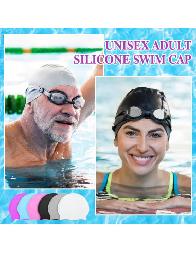 Gorro de Natación de Silicona Silkfly 24 Pcs Unisex
