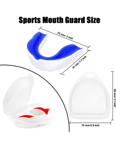 Protector Bucal Deportivo Infantil Ceonam 2 Pcs con Estuche 2