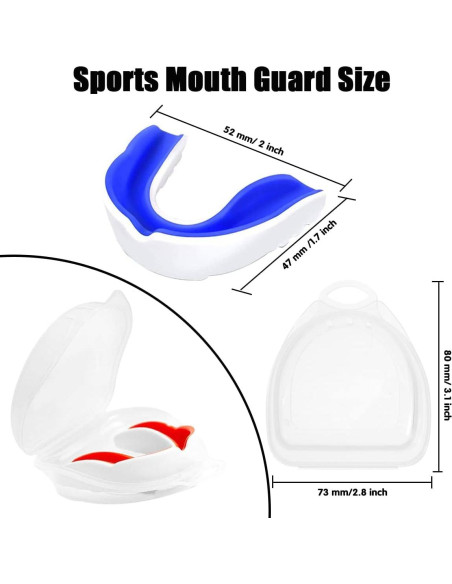 Protector Bucal Deportivo Infantil Ceonam 2 Pcs con Estuche