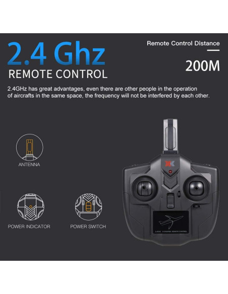 GoolRC WLtoys XKS A180 Avión RC 2.4GHz 3 Baterías RTF