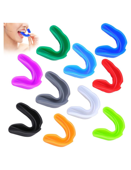 10 Protectores Bucales Deportivos Ytaolis para Niños Multicolor