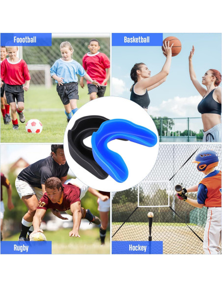 10 Protectores Bucales Deportivos Ytaolis para Niños Multicolor
