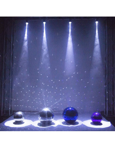 Luz de Discoteca LED Jinda Audio 3W Esférica Blanca