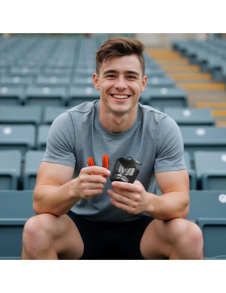 Funda para Protectores Bucales ARGOMAX Negra Fibra de Carbono