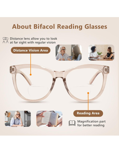 Gafas Bifocales EASY READ para Mujeres 2.5x Antirreflejo