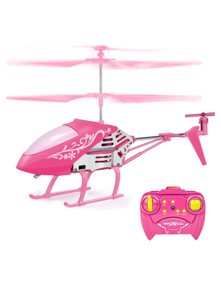 Helicóptero RC Bloolilies Rosado 2.4GHz para Niños 8+