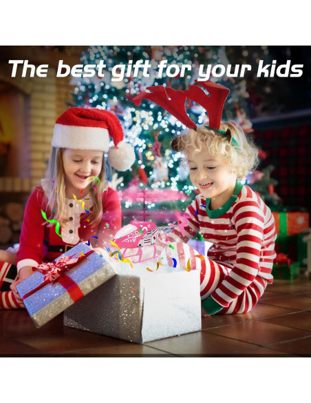 Helicóptero RC Bloolilies Rosado 2.4GHz para Niños 8+