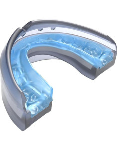 Guardia Bucal Shock Doctor Doble para Brackets - Adulto Negro 2