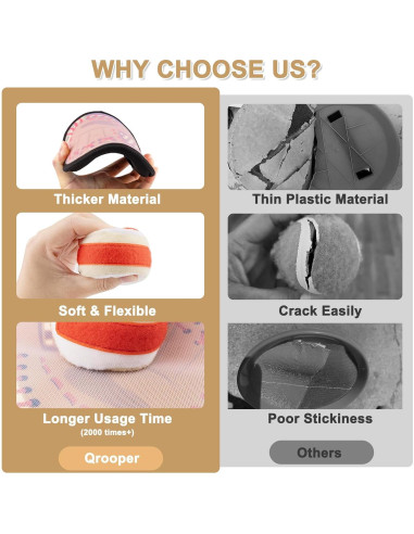 Juego de Lanzar y Atrapar Qrooper 4 Palas 4 Pelotas