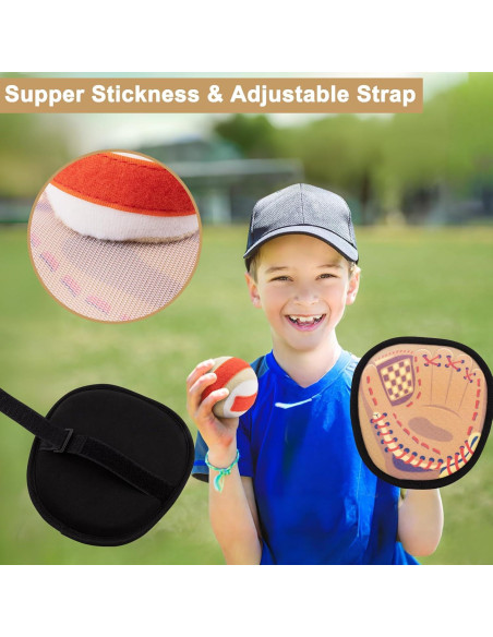 Juego de Lanzar y Atrapar Qrooper 4 Palas 4 Pelotas