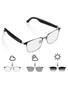 Gafas Inteligentes QJF-GS06 Fotocromáticas Bluetooth Unisex
