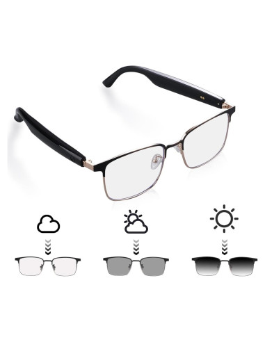 Gafas Inteligentes QJF-GS06 Fotocromáticas Bluetooth Unisex