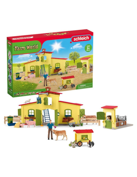 Schleich Mundo de Granja 123 Piezas Casa y Establo