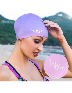 Gorro de Natación Angel Season Silicona para Cabello Largo 2