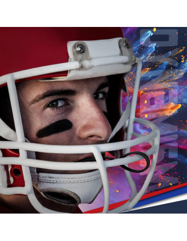 Protector Bucal Deportivo Seematn 10 Piezas Negro Azul