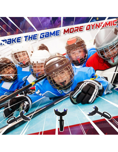 Protector Bucal Deportivo Seematn 10 Piezas Negro Azul