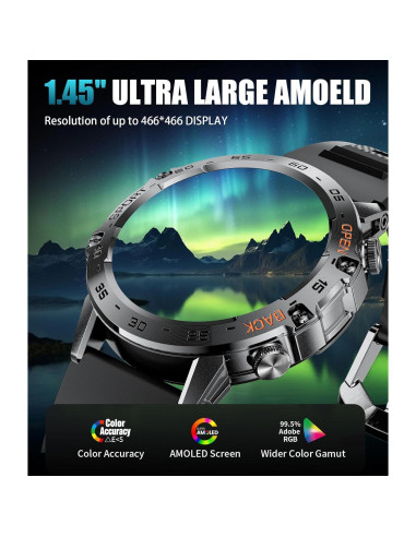 Reloj Inteligente SUNKTA FV10-E Resistente al Agua 5ATM