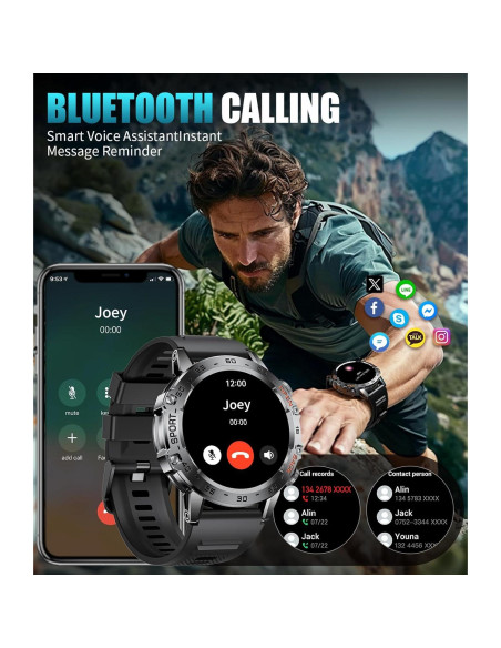 Reloj Inteligente SUNKTA FV10-E Resistente al Agua 5ATM