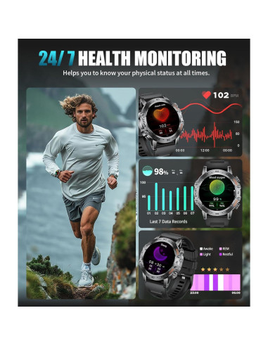 Reloj Inteligente SUNKTA FV10-E Resistente al Agua 5ATM