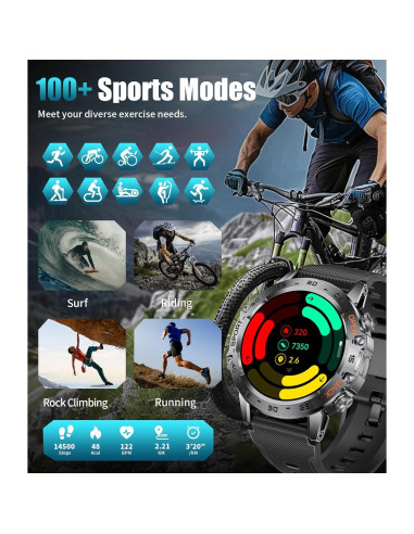 Reloj Inteligente SUNKTA FV10-E Resistente al Agua 5ATM