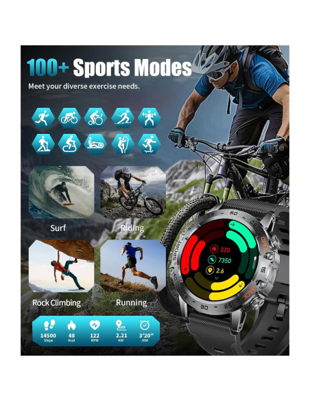 Reloj Inteligente SUNKTA FV10-E Resistente al Agua 5ATM