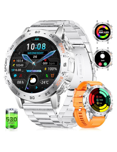 Reloj Inteligente Militar SUNKTA FV10-B 1.45'' AMOLED 100 Modos