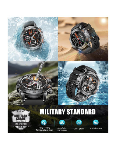 Reloj Inteligente SUNKTA FV10-E Resistente al Agua 5ATM