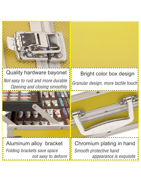 Set de Arte KINSPORY 139 Piezas Dibujo y Pintura Deluxe