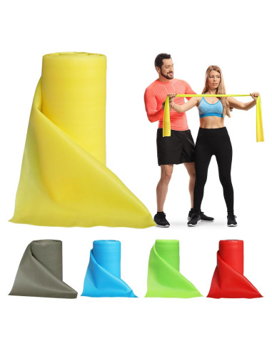 Banda de Resistencia Lianjindun Amarilla X-Ligera 0.25mm