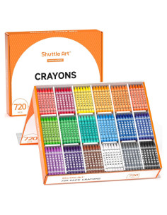 Crayones Shuttle Art 720 Piezas Multicolor No Tóxicos