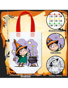 Bolsas de Regalo para Colorear Halloween 45 Pcs Kakctyen 2