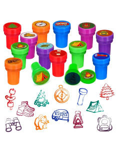 Sellos de Camping Cinrobiye 24 Pcs para Niños y Niñas