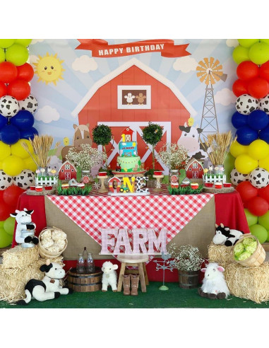 Kit de Arco de Globos de Animales de Granja UAEYW 138 Piezas