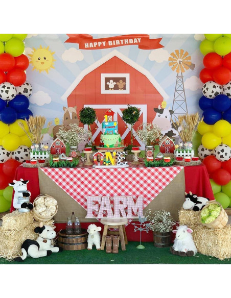 Kit de Arco de Globos de Animales de Granja UAEYW 138 Piezas