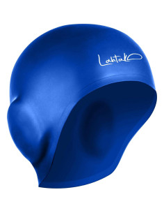 Gorro de Natación 3D Lahtak Azul Bluebonnet Silicona Impermeable 2