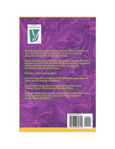 DICCIONARIO BÁSICO DE ANTROPOLOGÍA (DICCIONARIOS BÁSICOS POR DISCIPLINA) (Spanish Edition)