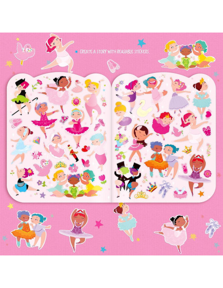 Juego de Colores Borrables La Historia del Cerdito 12 Crayones