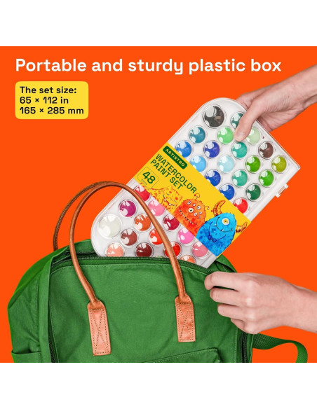 Set de Pintura Acuarela ARTISTRO 48 Colores + Pinceles