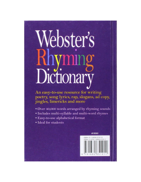 Webster's Rhyming Dictionary