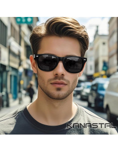 Gafas de sol polarizadas KANASTAL cuadradas UV400 unisex 2