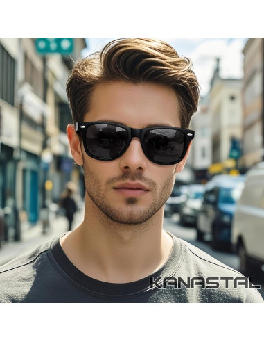 Gafas de sol polarizadas KANASTAL cuadradas UV400 unisex