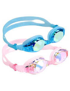 Gafas de Natación Aegend para Niños 4-16 Años Anti-Vaho UV