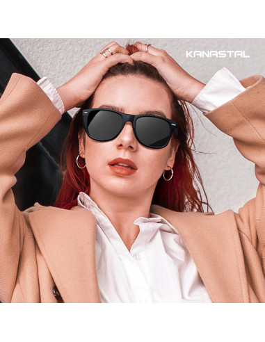 Gafas de sol polarizadas KANASTAL cuadradas UV400 unisex