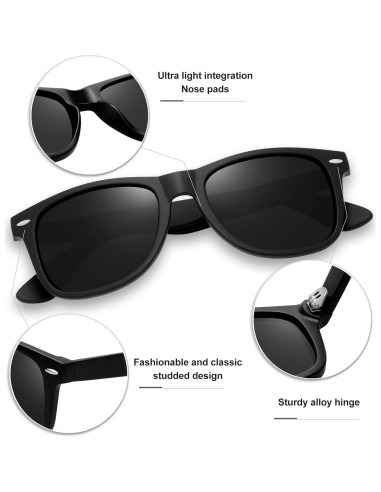 Gafas de sol polarizadas KANASTAL cuadradas UV400 unisex
