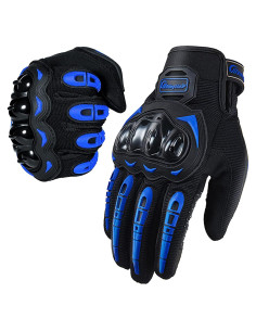 Guantes de Motocicleta BIHAIZG MS-17 Táctiles Azul