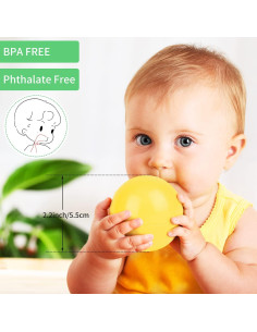 Pelotas de piscina Vanland 400 unidades 5.5 cm colores brillantes 2